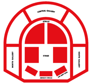 Witness for the Prosecution Seating Plan