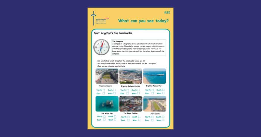 British Airways i360 Compass Directions Part 1 Teaching Resource Profile Image