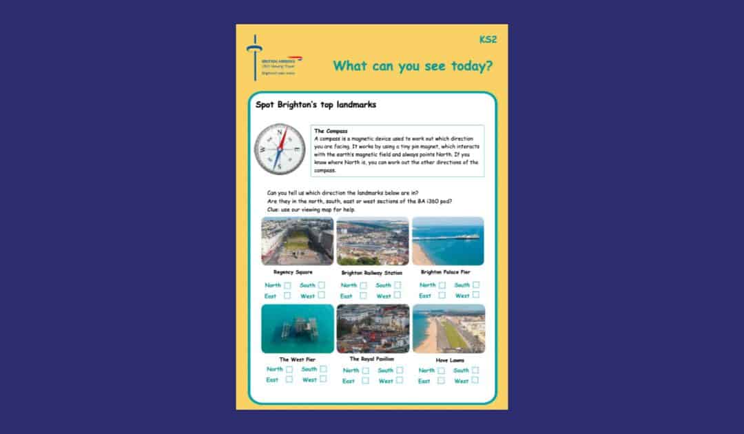 British Airways i360 Compass Directions Worksheet (Part 1)