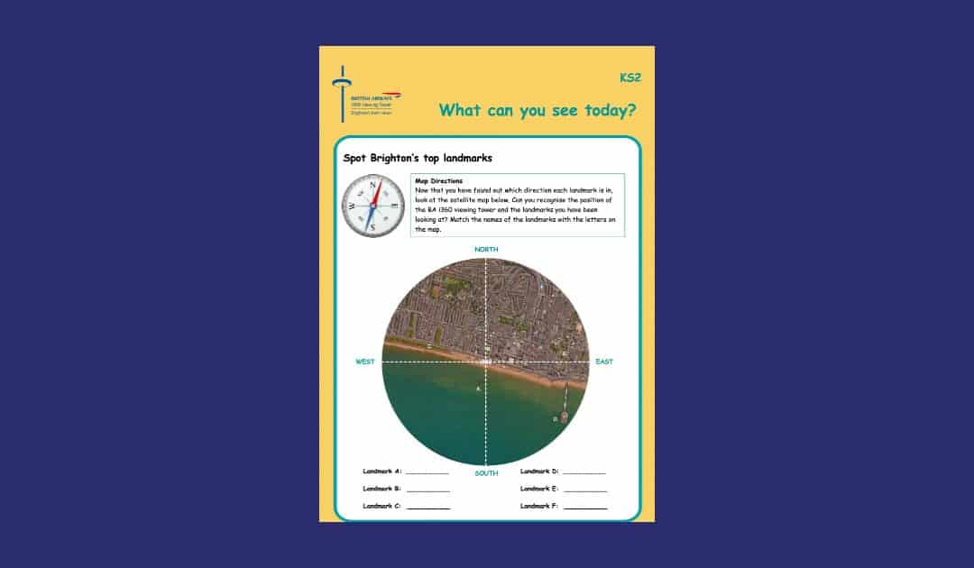 British Airways i360 Compass Directions Worksheet (Part 2)