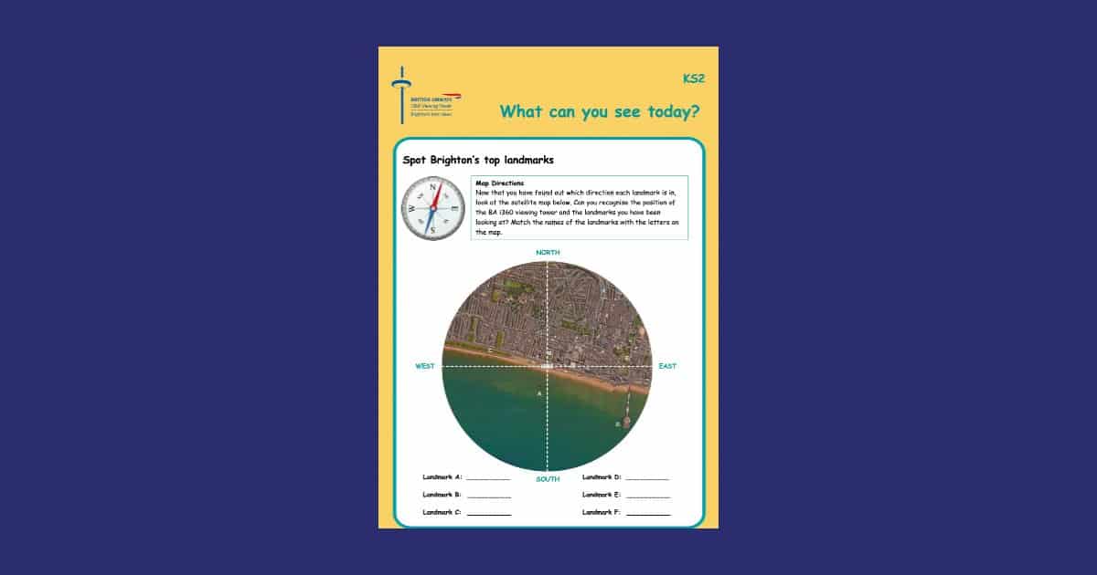 British Airways i360 Compass Directions Part 2 Teaching Resource Profile Image