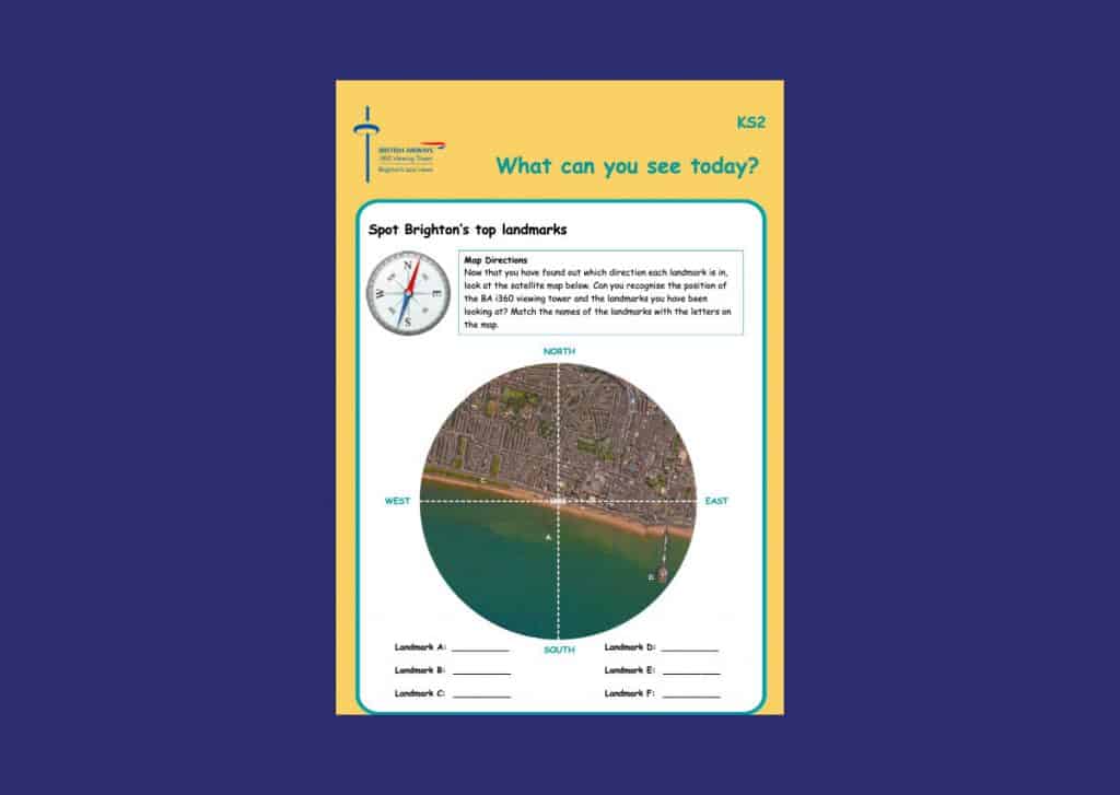 British Airways i360 Compass Directions Part 2 Teaching Resource Profile Image