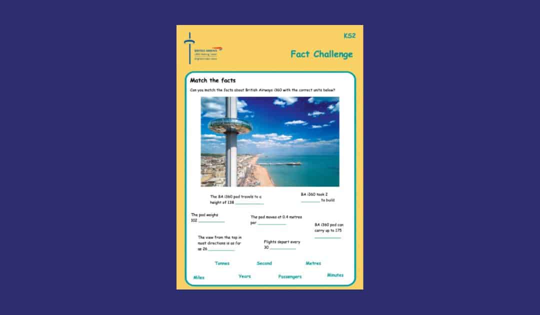British Airways i360 KS2 Fact Challenge