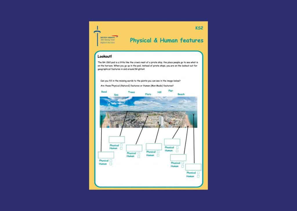 British Airways i360 Physical & Human Features Teaching Resource Profile Image