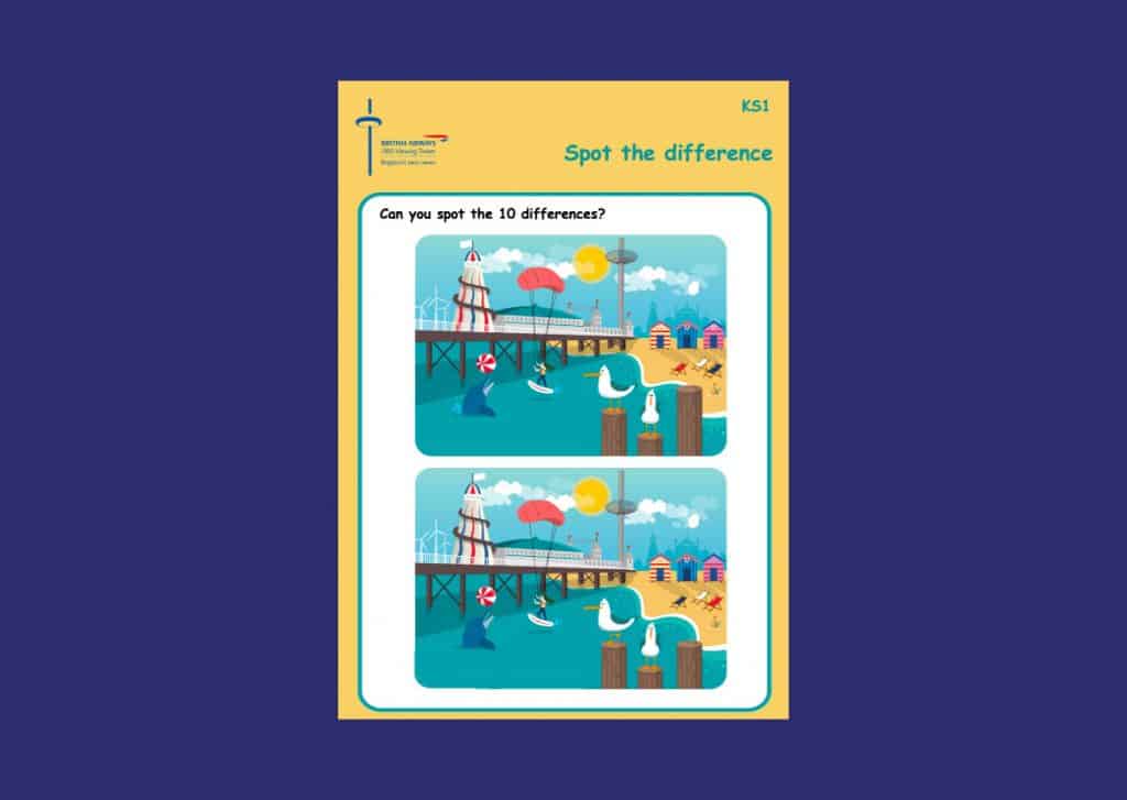 British Airways i360 Spot the Difference Teaching Resource Profile Image