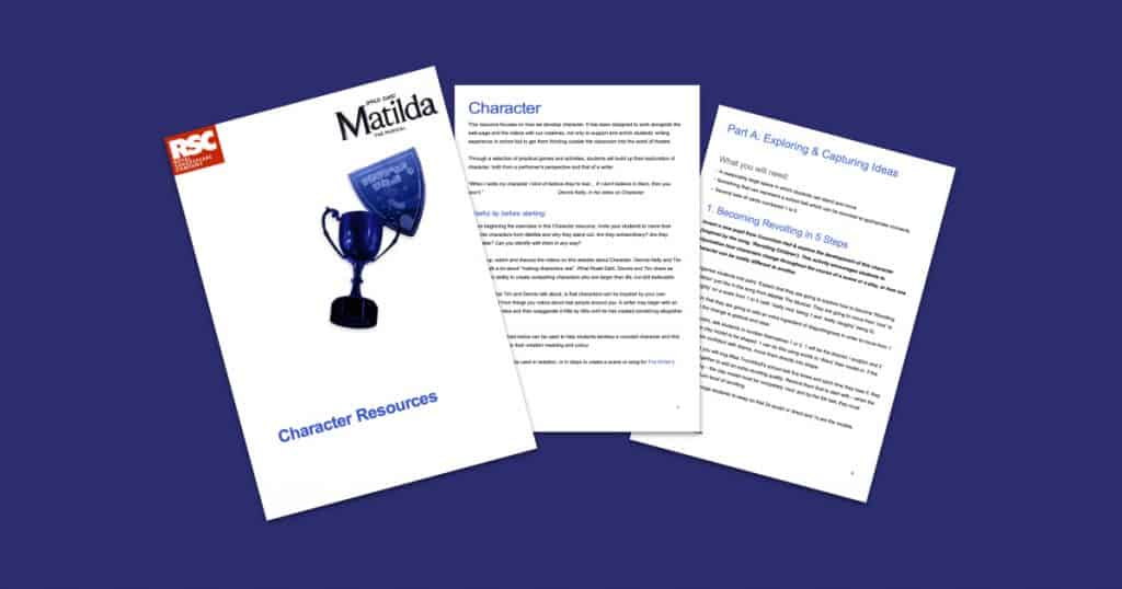 Matilda The Musical Character Resources Teaching Resource Profile Image