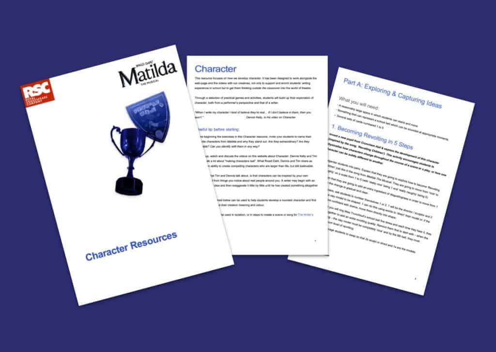 Matilda The Musical Character Resources Teaching Resource Profile Image