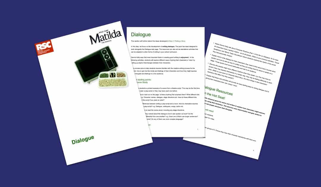 Matilda The Musical’s Dialogue Teaching Resources