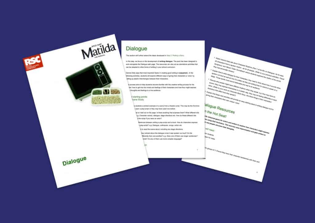Matilda The Musical Dialogue Teaching Resource Profile Image
