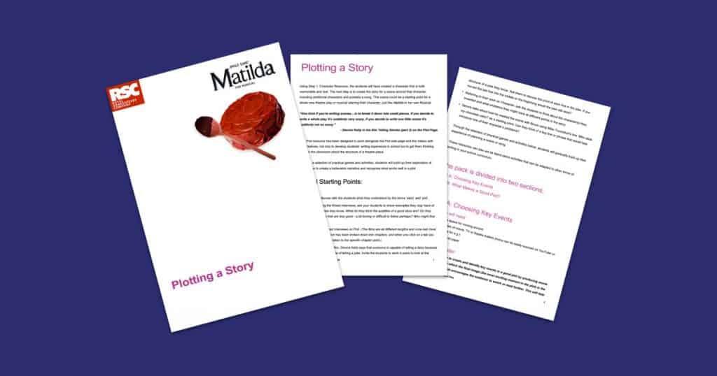 Matilda The Musical Plotting a Story Teaching Resource Profile Image