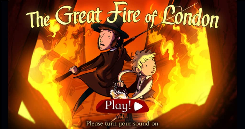 Museum of London The Great Fire of London Game Teaching Resource Profile Image
