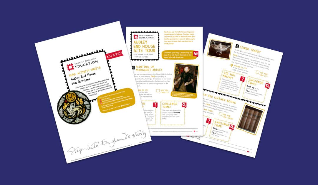Audley End House and Gardens Pupil Activity Sheets