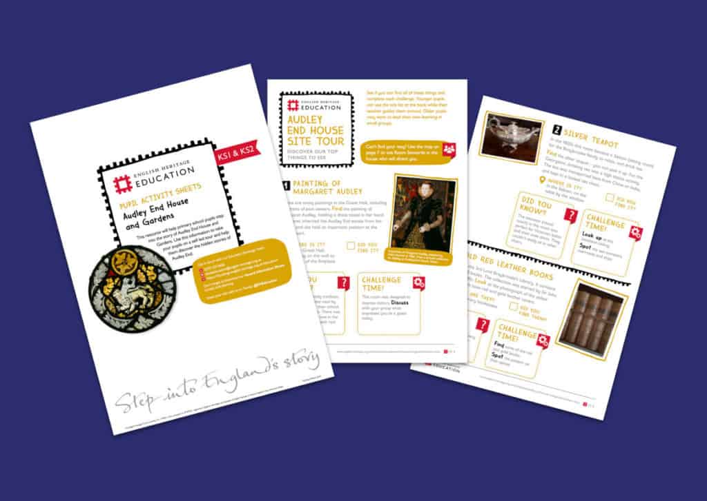 Audley End House and Gardens Pupil Activity Sheets Resource