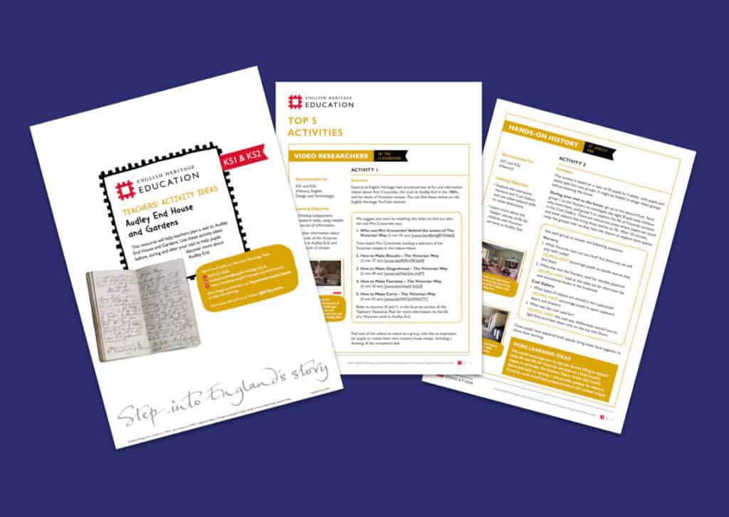 Audley End House and Gardens Teachers’ Activity Ideas Resource
