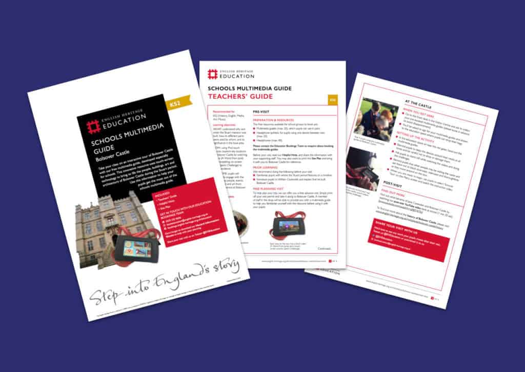 Bolsover Castle Schools Multimedia Guide Resource