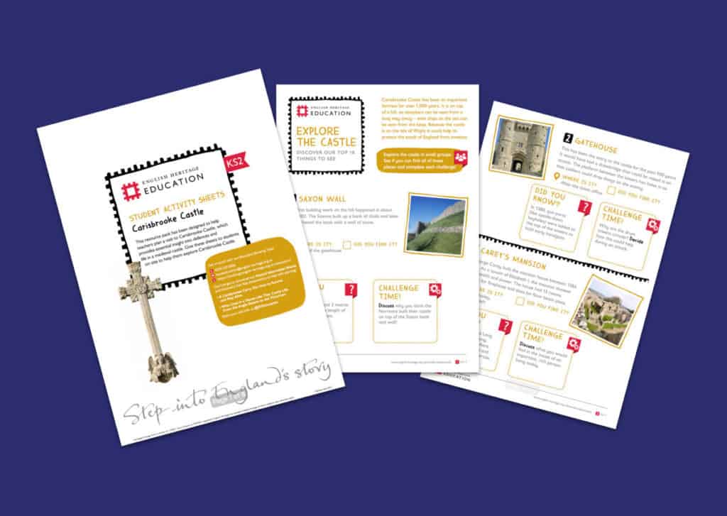 Carisbrooke Castle Student Activity Sheets Resource