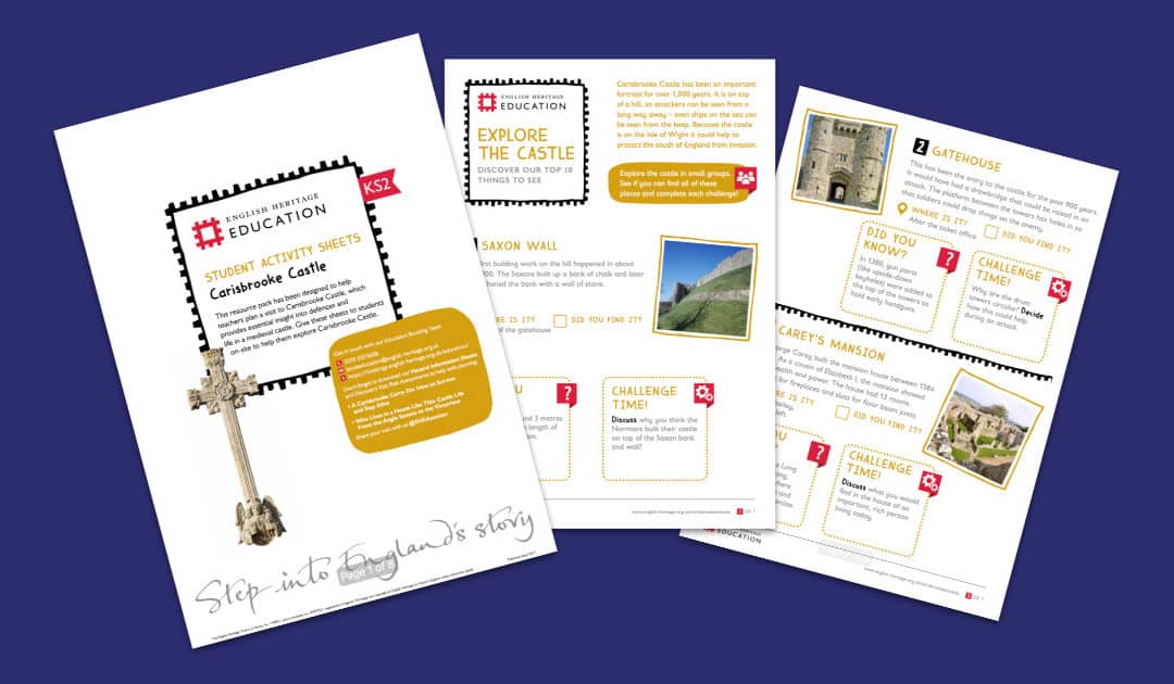 Carisbrooke Castle Student Activity Sheets