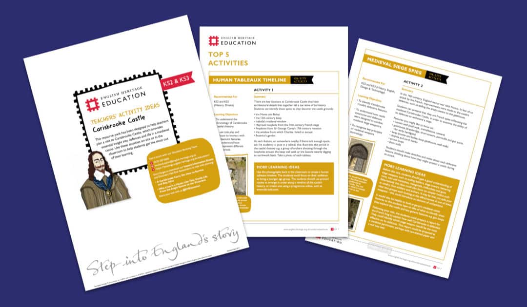 Carisbrooke Castle Teachers’ Activity Ideas