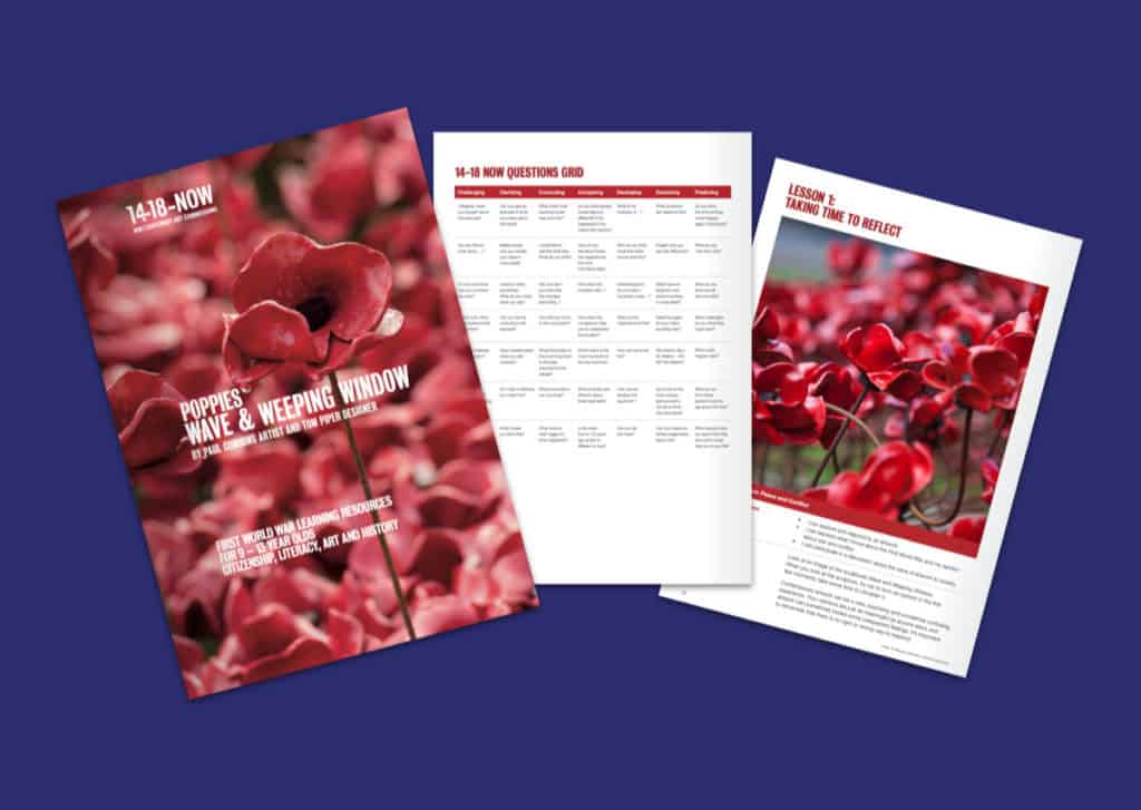 14–18 NOW Poppies WW1 Learning Resource Pack Resource