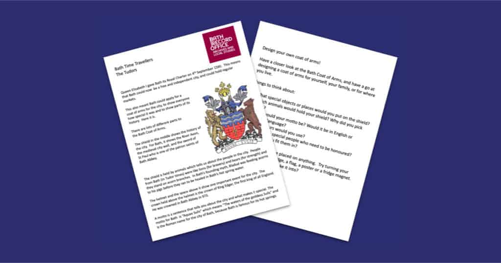 Bath Record Office’s Design Your Own Coat of Arms Resource