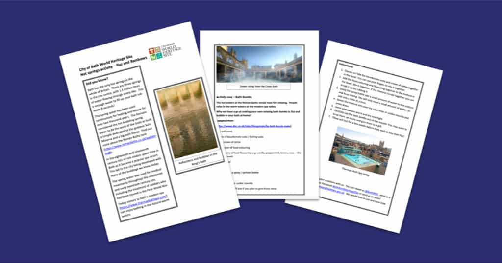 Bath World Heritage Site Hot Springs Teaching Resource