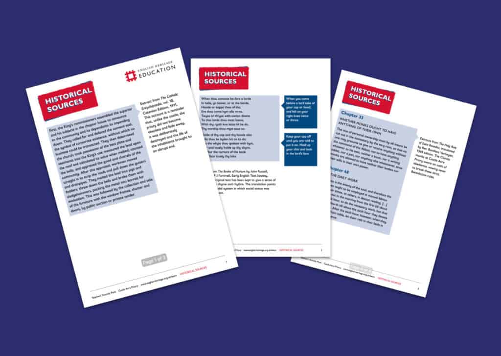 Castle Acre Priory Historical Sources Resource