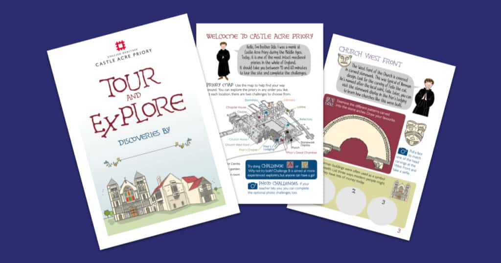 Castle Acre Priory Tour and Explore Student Booklet Resource
