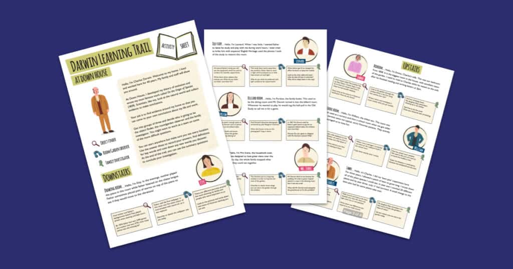 Darwin Learning Trail Activity Sheets Resource