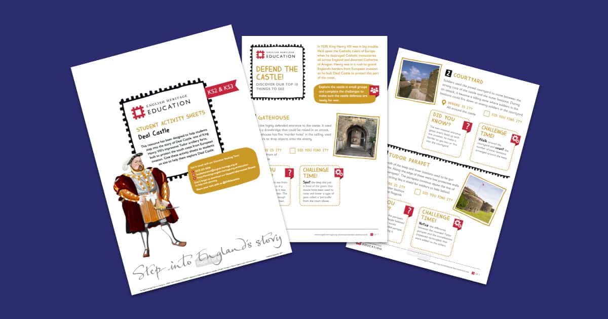 Deal Castle Student Activity Sheets Resource