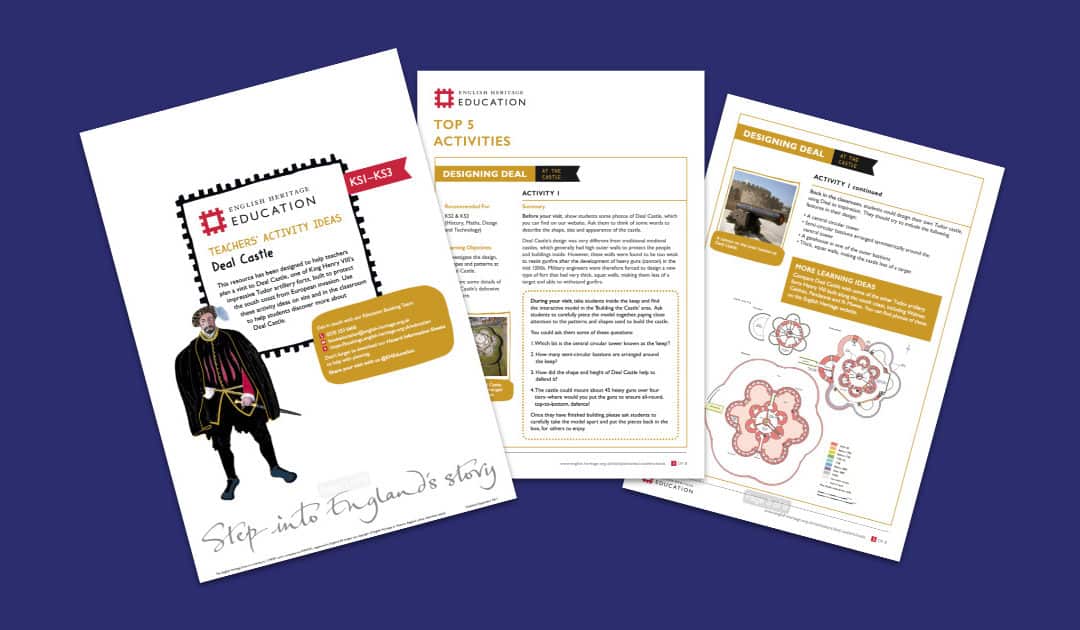 Deal Castle Teachers’ Activity Ideas