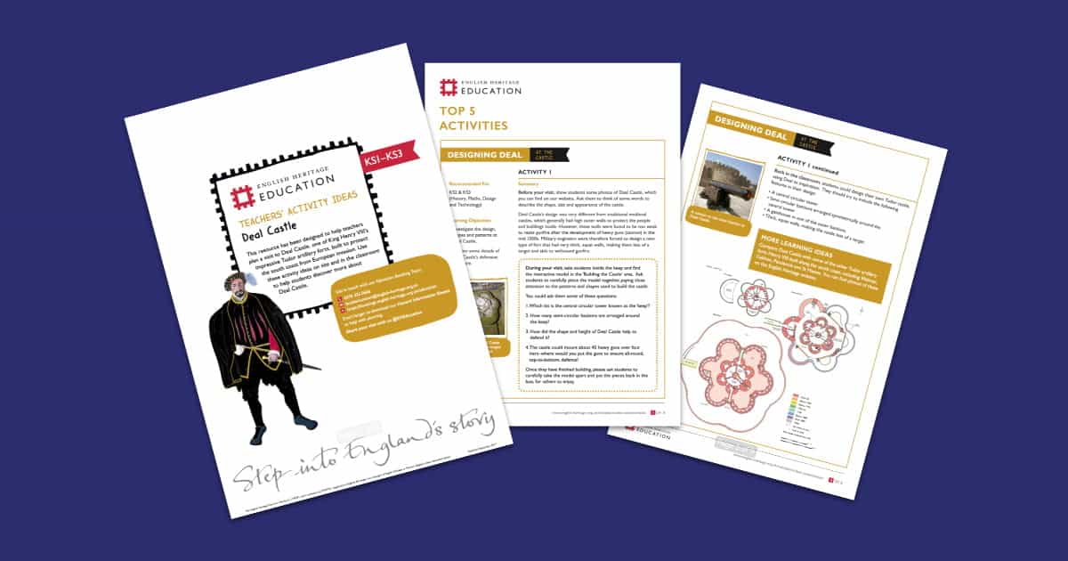 Deal Castle Teachers’ Activity Ideas Resource