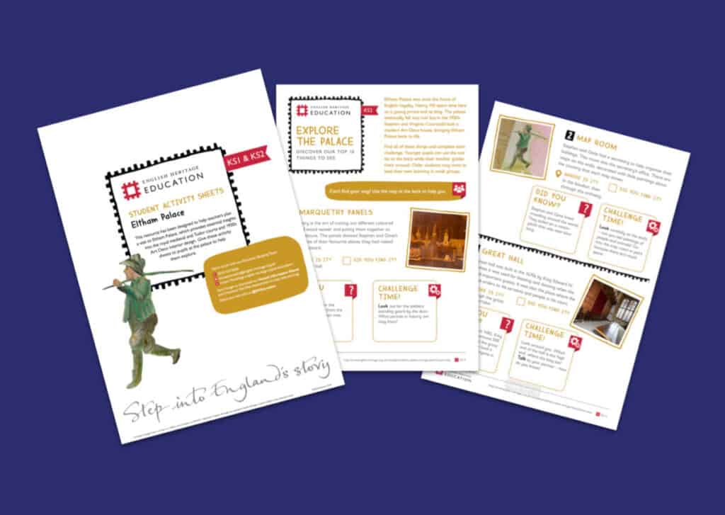 Eltham Palace Student Activity Sheets Resource