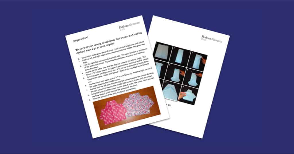 Fashion Museum Bath Origami Shirt Resource