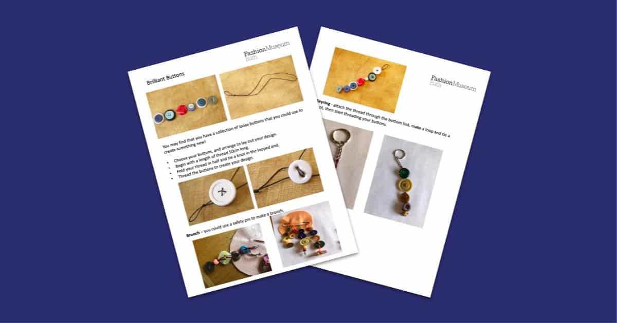 Fashion Museum Bath’s Brilliant Buttons Teaching Resource