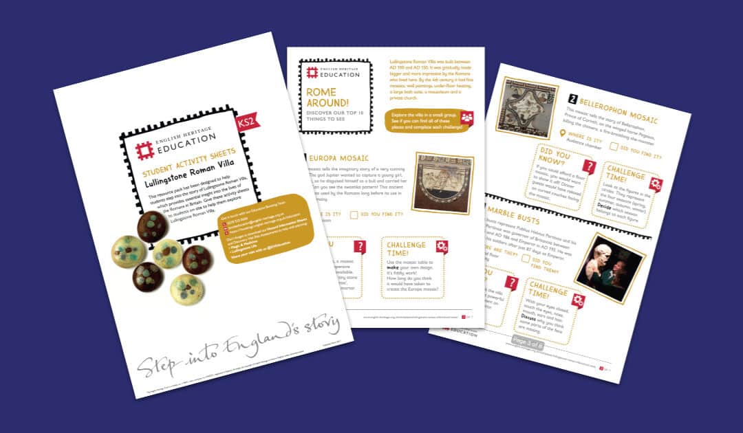Lullingstone Roman Villa Student Activity Worksheets