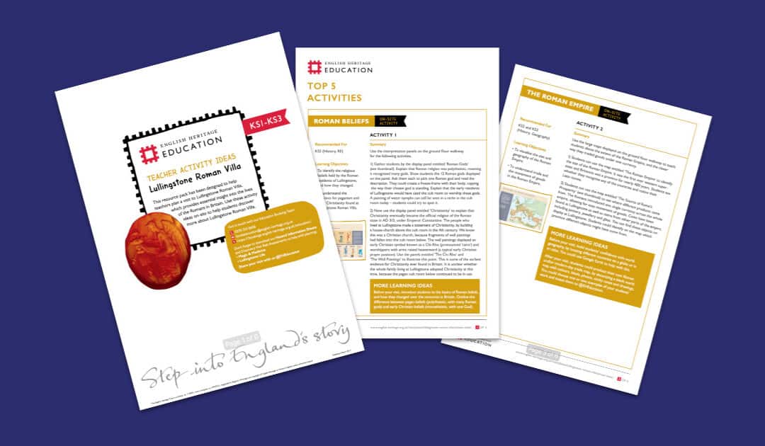 Lullingstone Roman Villa Teacher Activity Ideas