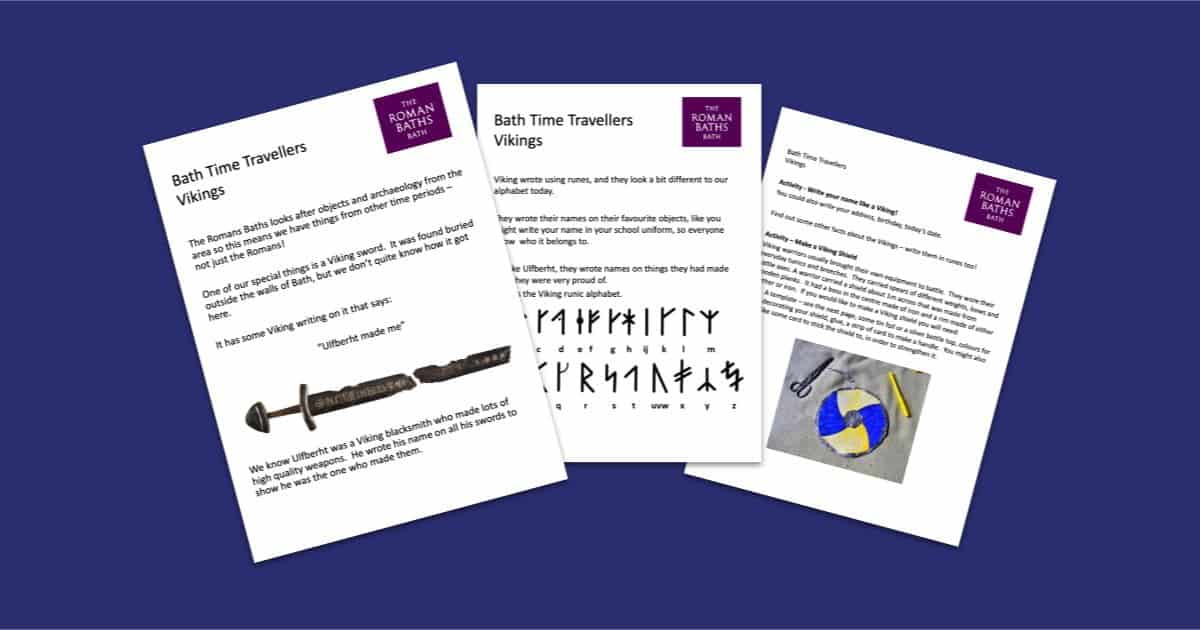 The Roman Baths’ Bath Time Traveller – Vikings Resource
