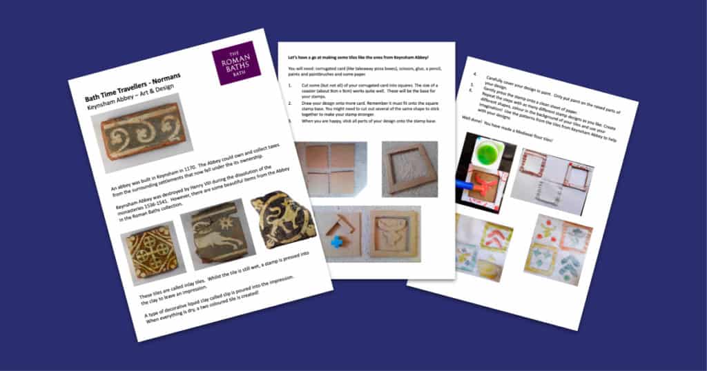 The Roman Baths’ Bath Time Travellers Normans Resource