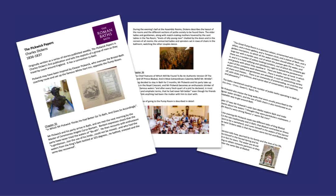 The Roman Baths’ Charles Dickens The Pickwick Papers