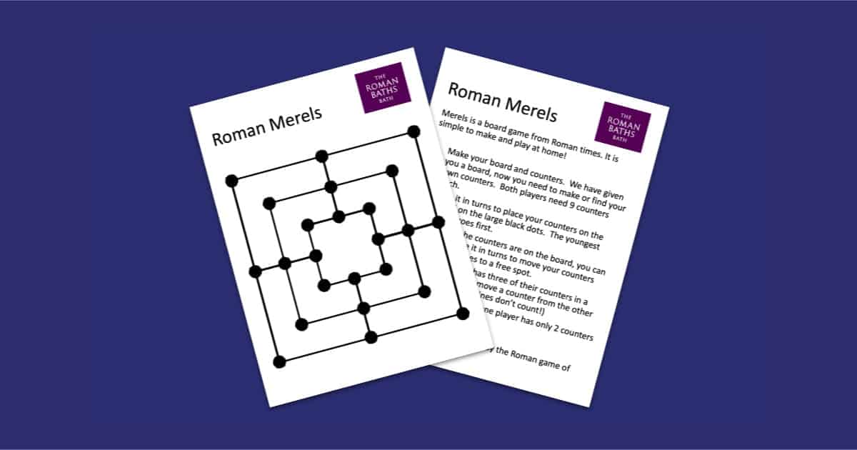 The Roman Baths’ Merels Game Resource