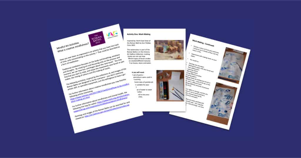 The Roman Baths’ Mindful Art Activities Resource