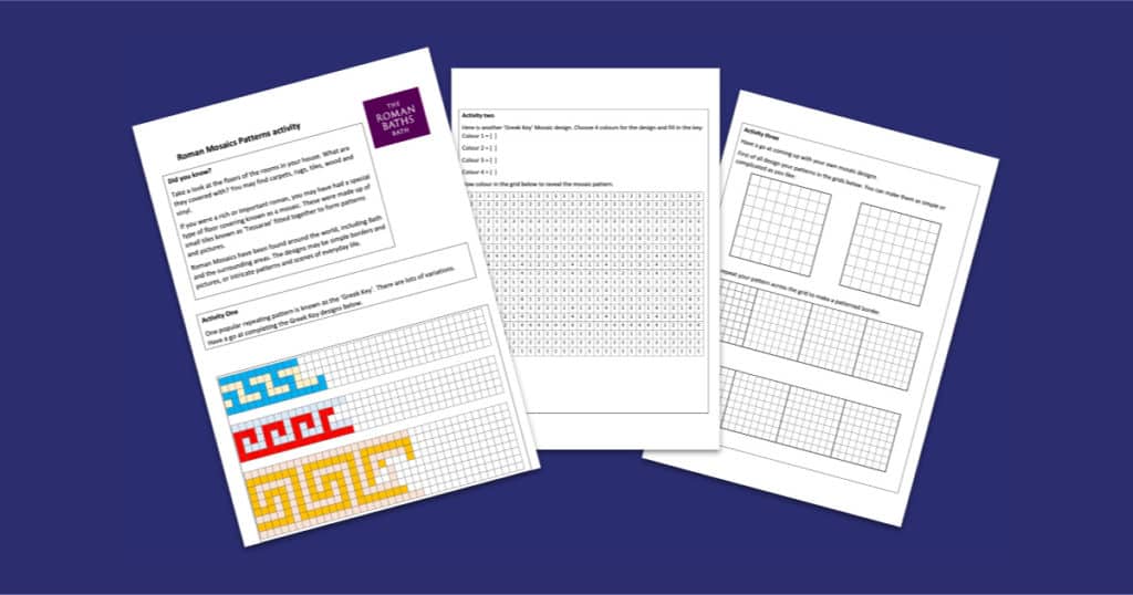 The Roman Baths’ Roman Mosiac Patterns Resource