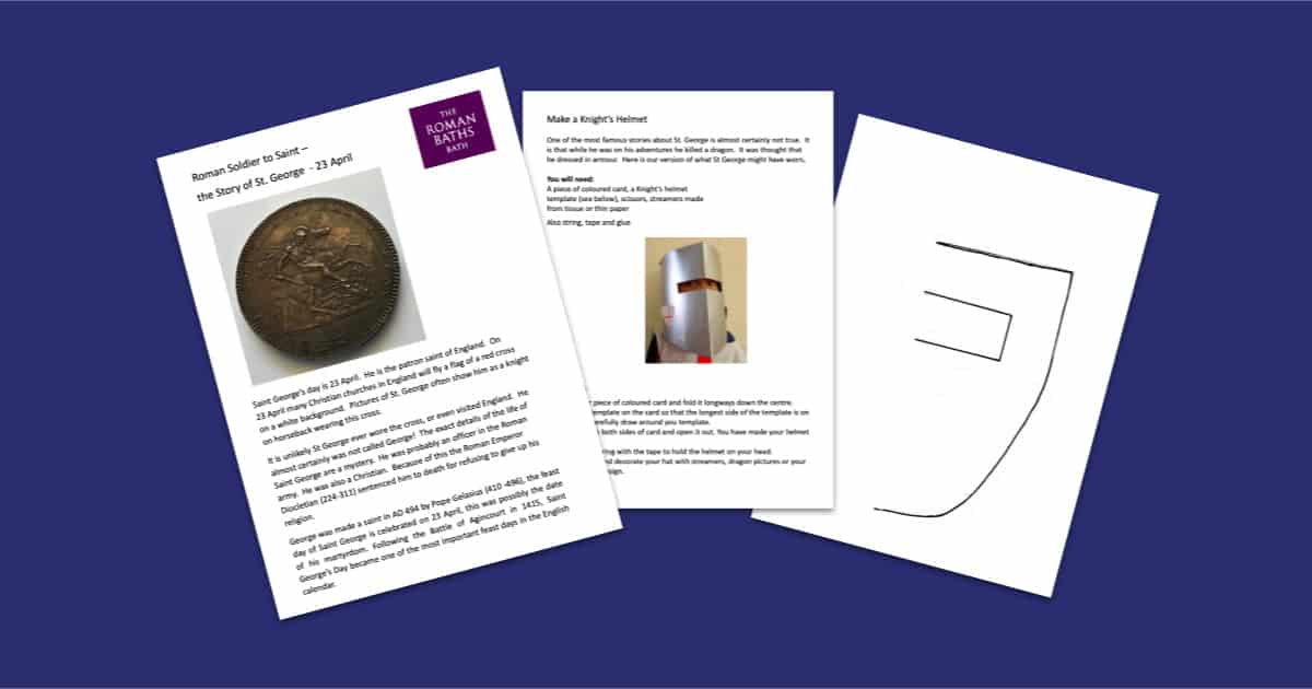 The Roman Baths’ Roman Soldier to Saint – The Story of St George Resource