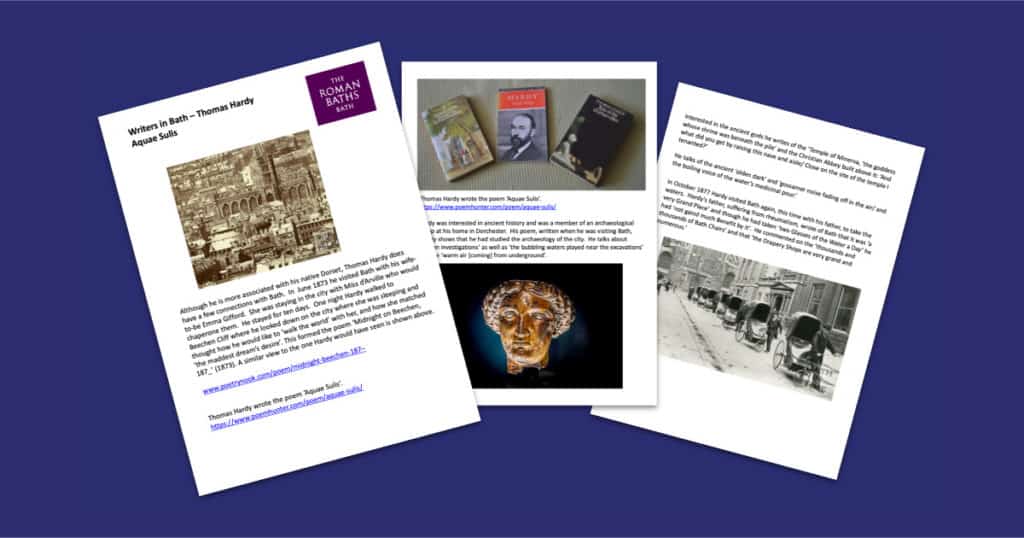 The Roman Baths’ Writers in Bath – Thomas Hardy Resource