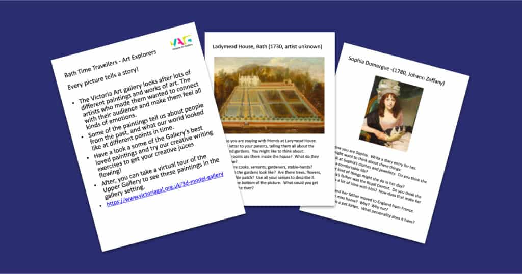Victoria Art Gallery’s Bath Time Travellers – Creative Writing Resource