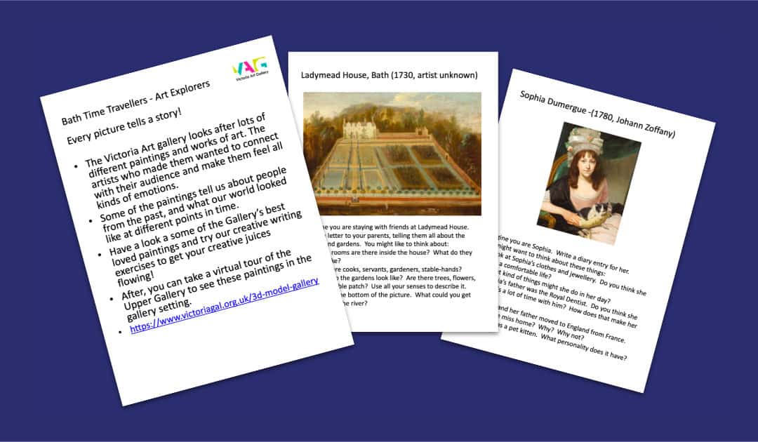 Victoria Art Gallery’s Bath Time Travellers – Creative Writing