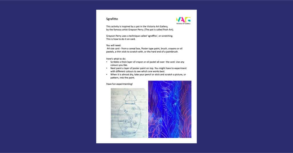 Victoria Art Gallery’s Try out Sgrafitto Resource