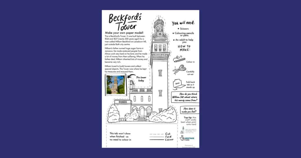 Beckford’s Tower’s Easy Tower Papercraft Resource