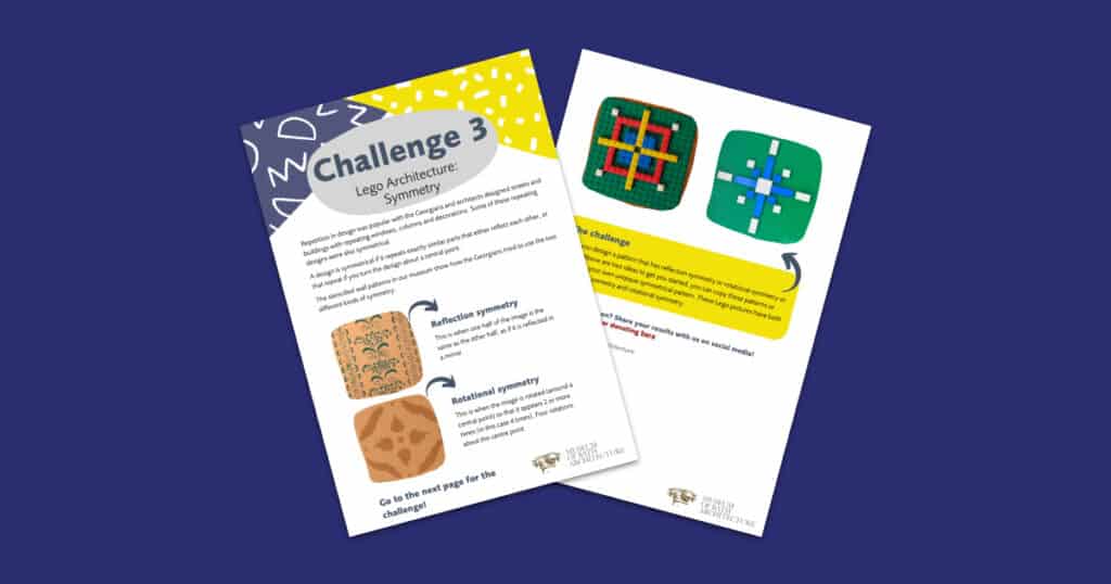 Museum of Bath Architecture’s LEGO Achitecture Challenge 3 Symmetry Resource
