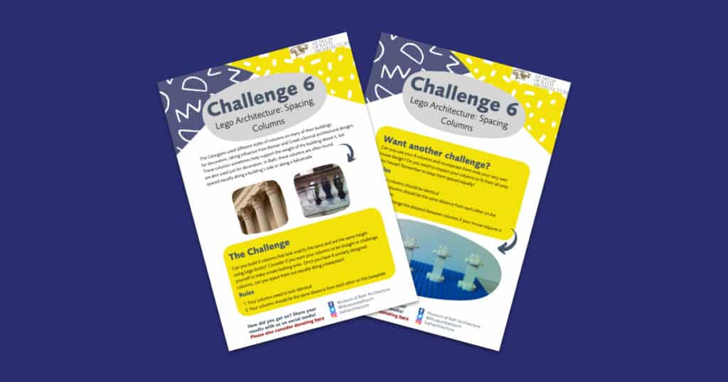 Museum of Bath Architecture’s LEGO Achitecture Challenge 6 Spacing Columns Resource